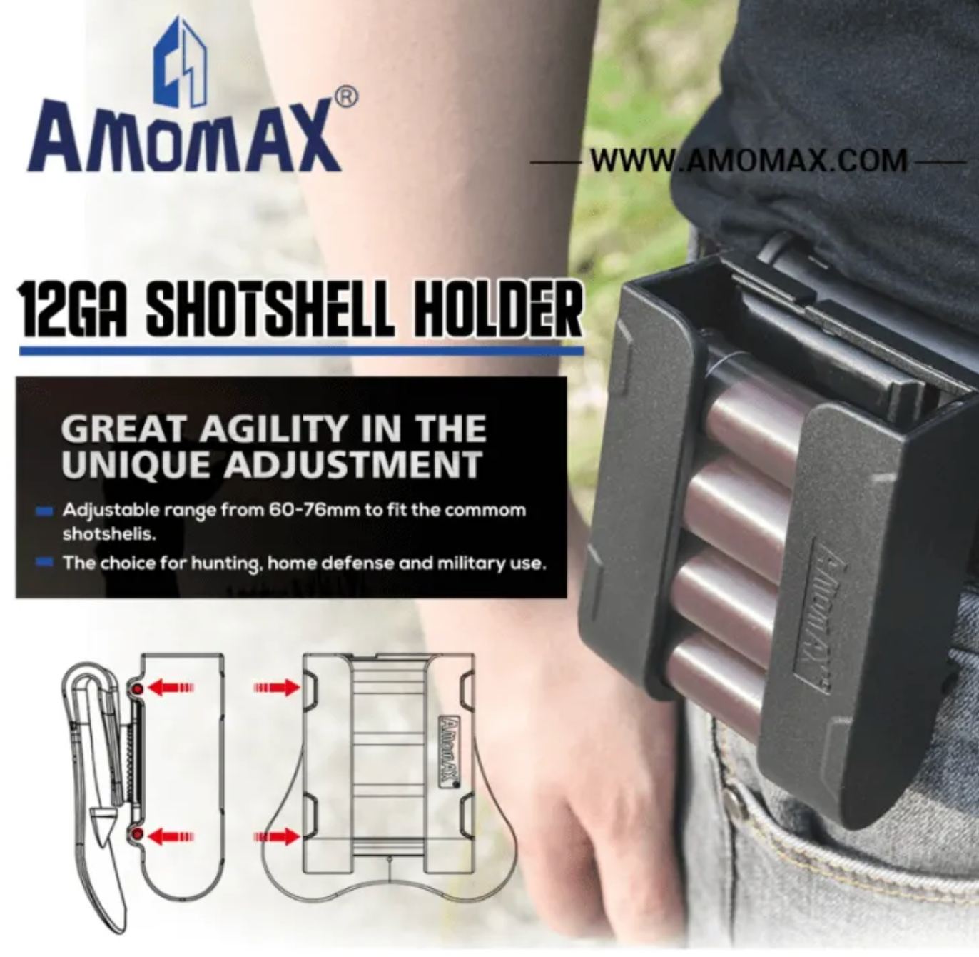 Amomax Shotgun Shell Holster