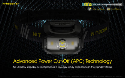 Nitecore Dual Power Hybrid Working Headlamp - NU35