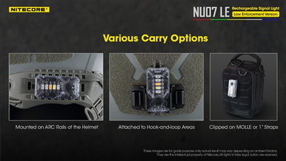 Nitecore Rechargeable Signal Light - NU07 LE