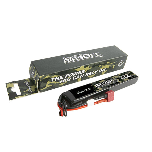 Gens ace 25C 1200mAh 11.1V Battery - Deans - Short Stick