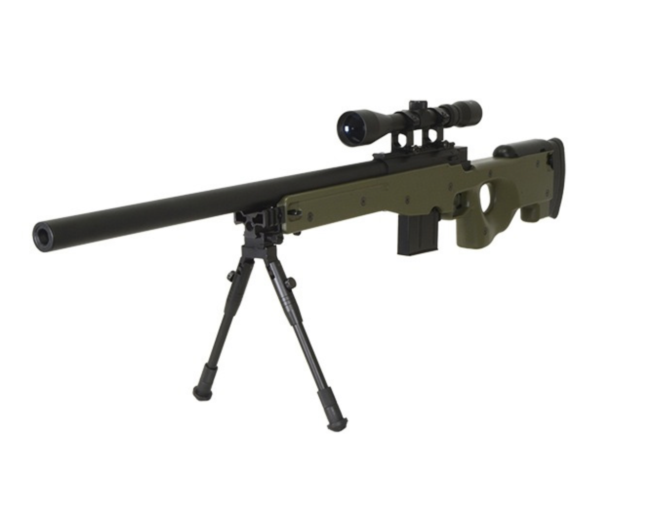 Snow Wolf L96A1 Spring Powered Sniper Rifle - OD