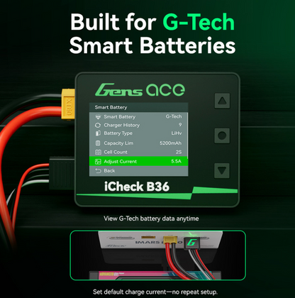 Gens Ace iCheck B36 Smart Battery Checker