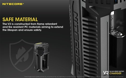 Nitecore V2 In-Car Battery Charger