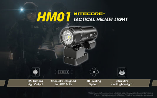 Nitecore Tactical Helmet Light - HM01