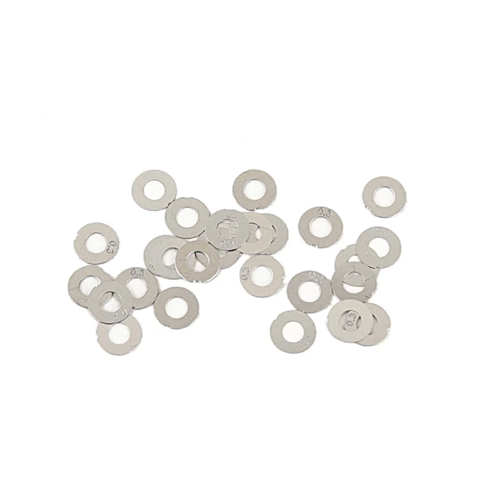 CNC Production 27pcs Shim Set (.1mm/.2mm/.3mm)