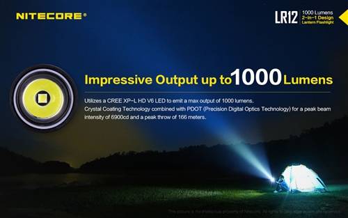 Nitecore Lantern Flashlight - LR12