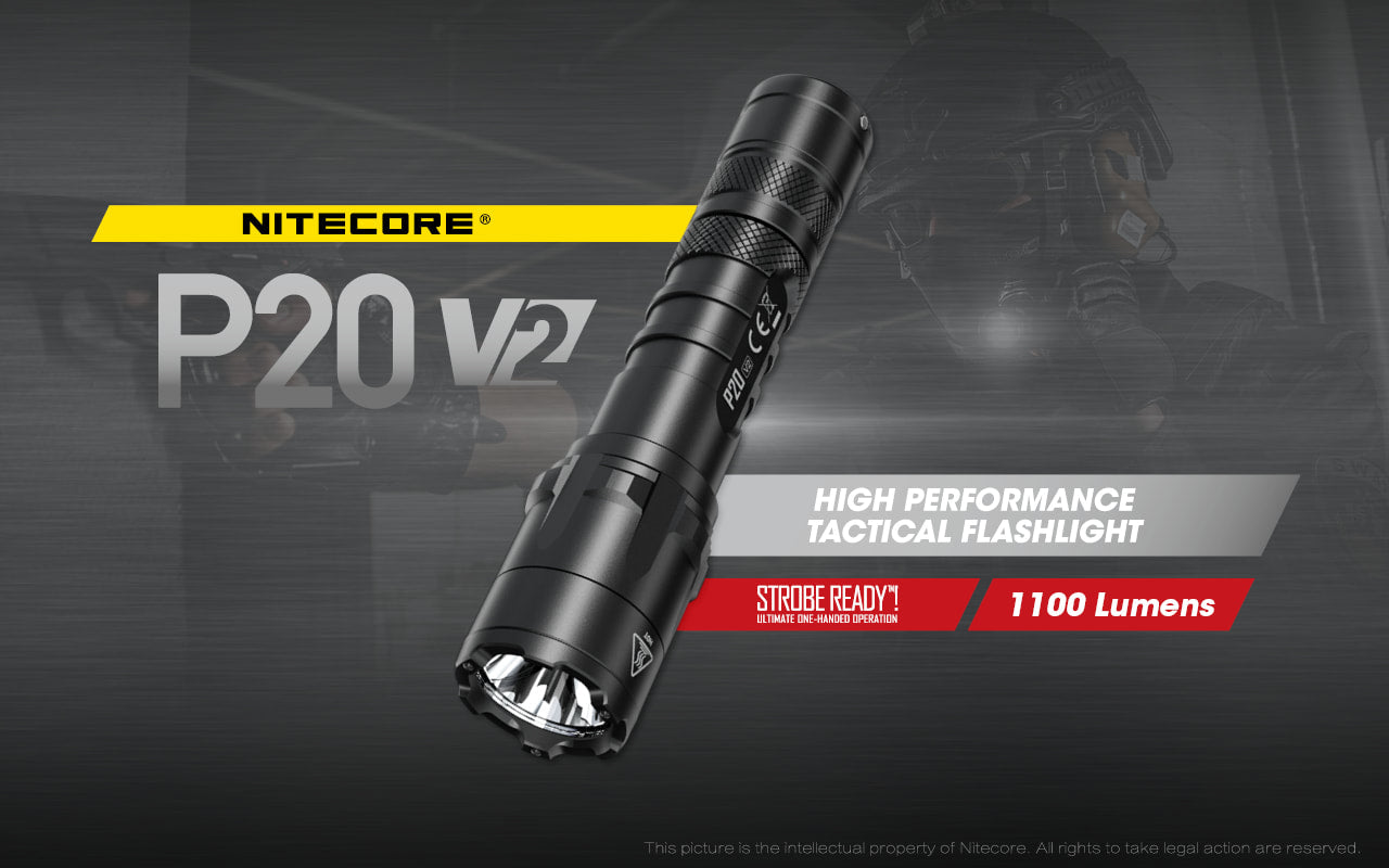 Nitecore P20 V2 Tactical LED Light