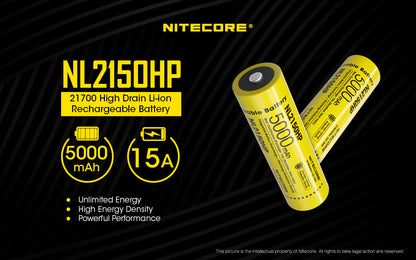 Nitecore 5000mAh Rechargeable Battery - NL2150HP