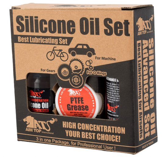 AIM Advanced Silicone Oil / Grease / Spray Set