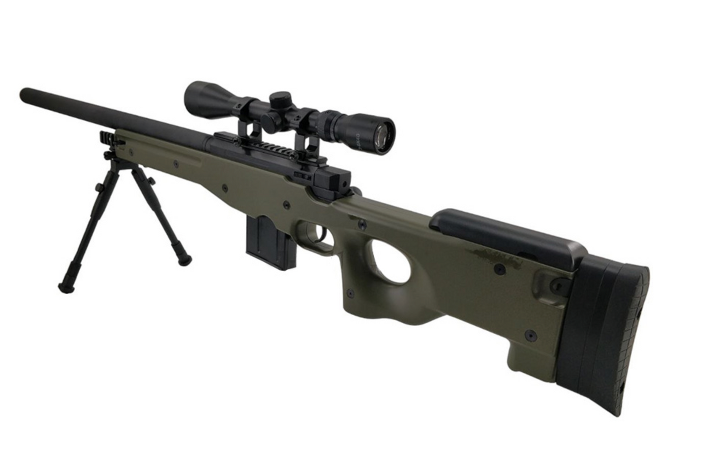 Snow Wolf L96A1 Spring Powered Sniper Rifle - OD