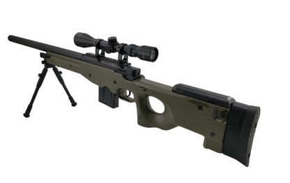 Snow Wolf L96A1 Spring Powered Sniper Rifle - OD