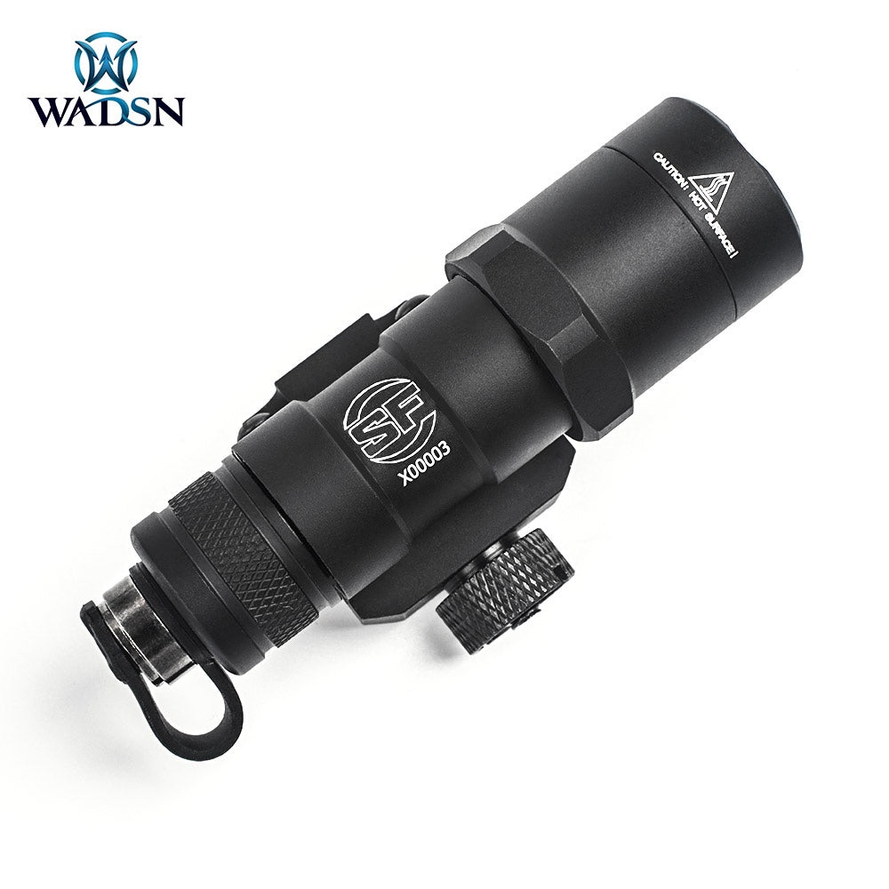 WADSN SF M300B Mini Scout Light w/Dual Function Tape Switch - BLK