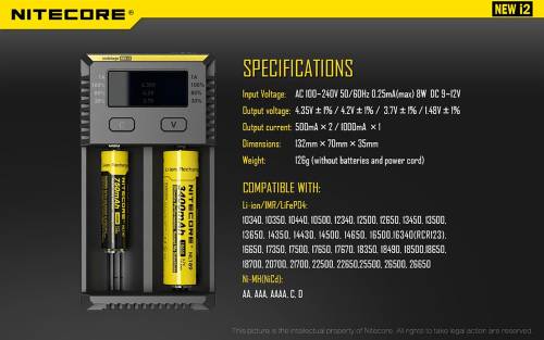Nitecore Intellicharger New i2