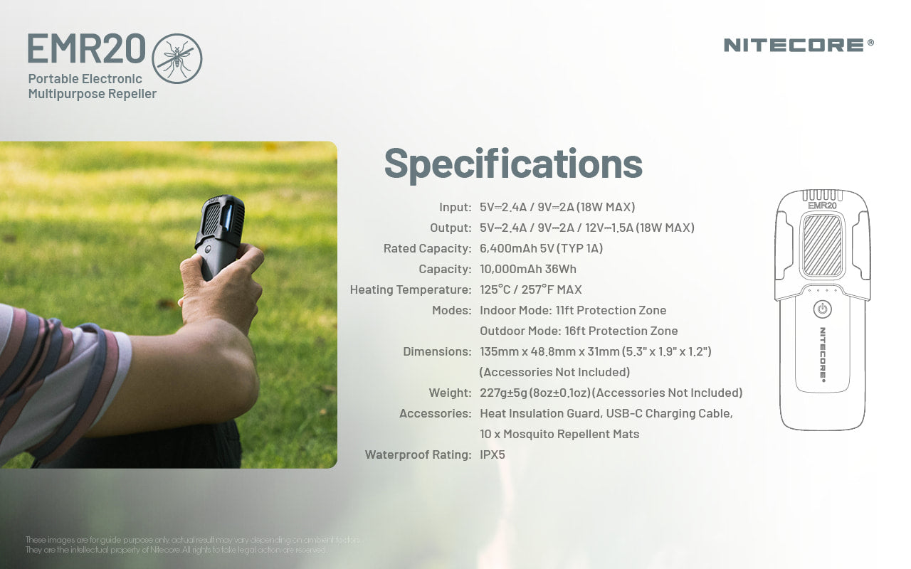 Nitecore Bug Repeller EMR20