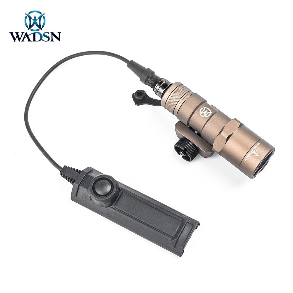 WADSN M300B Mini Scout Light w/Dual Function Tape Switch - FDE