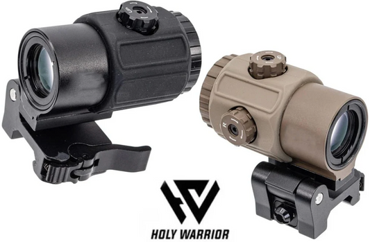 HW G43 Style 3X Magnifier w/Flip-to-Side Mount - FDE