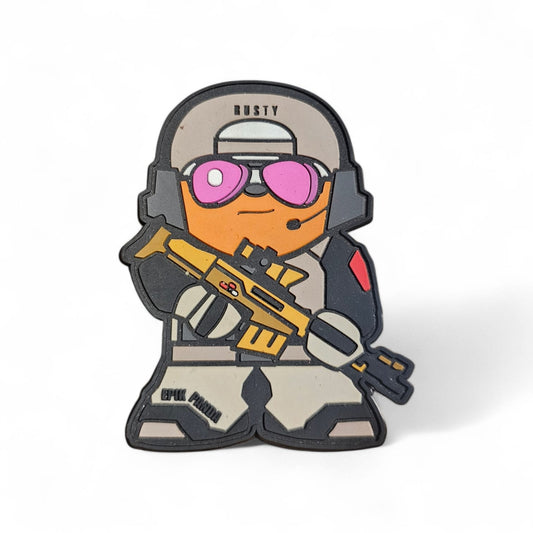 PVC Patch - Epik Panda "Rusty"