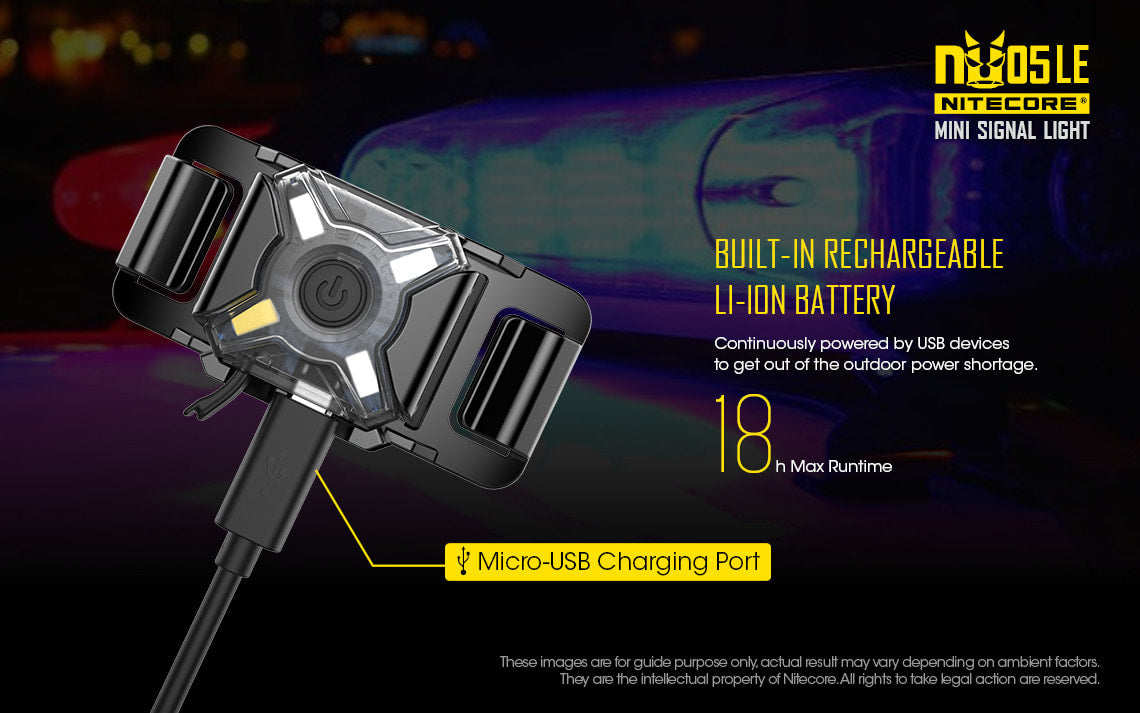Nitecore Mini Signal Headlamp - NU05 LE