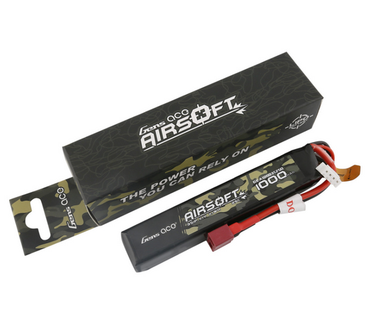 Gens ace 25C 1000mAh 11.1V Battery - Deans - Short Stick