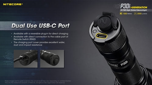 Nitecore i-Generation Flashlight - P30i