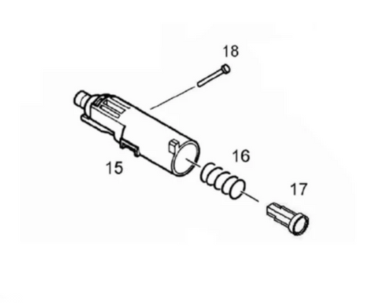 KJ Works 1911/Hicapa Loading Nozzle - CO2 Version