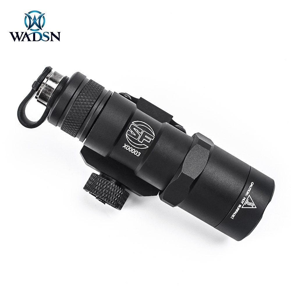 WADSN SF M300B Mini Scout Light w/Dual Function Tape Switch - BLK