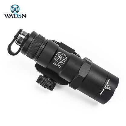 WADSN SF M300B Mini Scout Light w/Dual Function Tape Switch - BLK