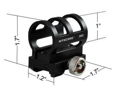Nitecore 1-inch Mount for Tactical Flashlights - GM02