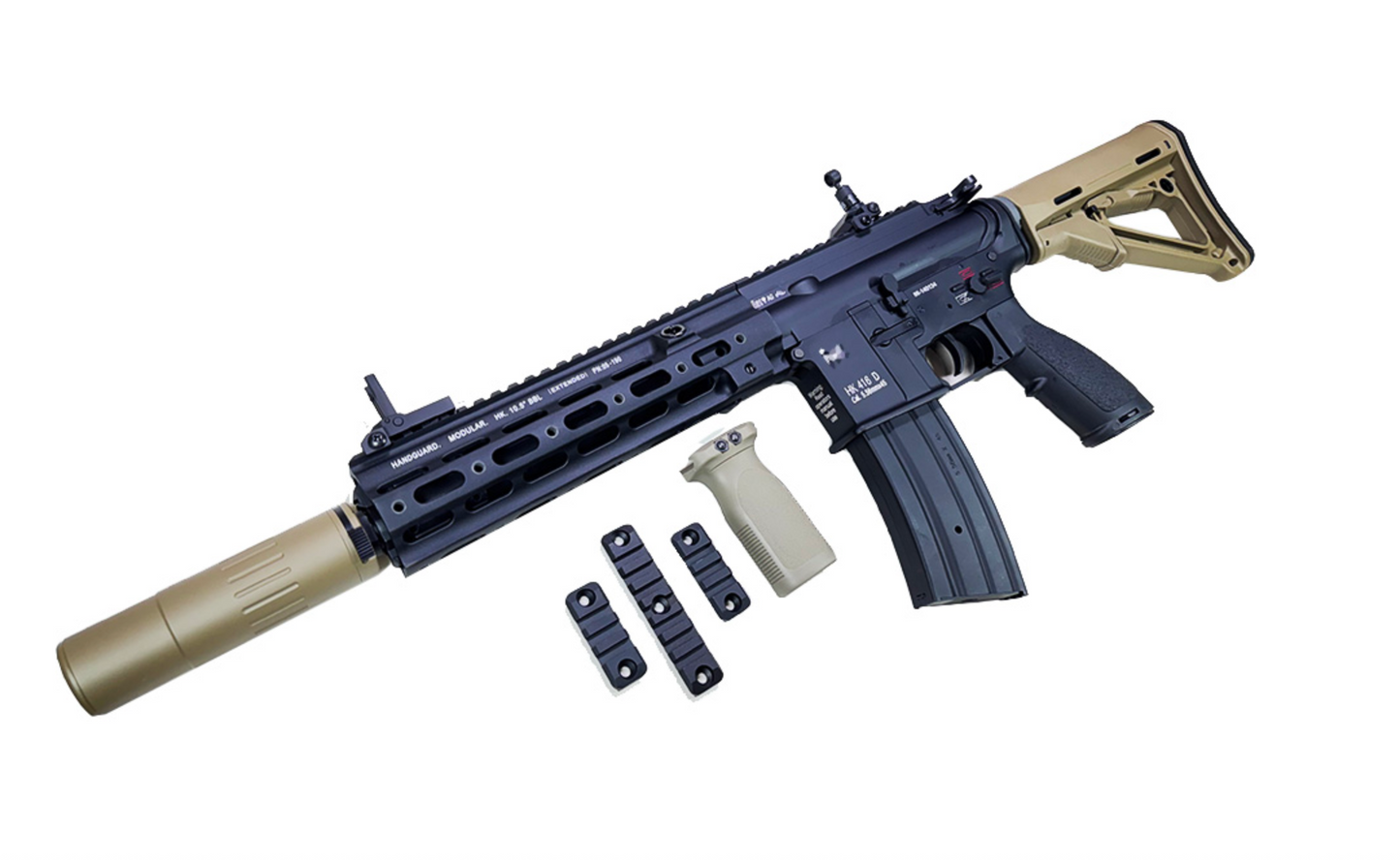 E&C 416 FRONTLINE MOD 3 AEG - BLK/FDE - (ETU VER.) - AEG