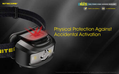 Nitecore Dual Power Hybrid Working Headlamp - NU35