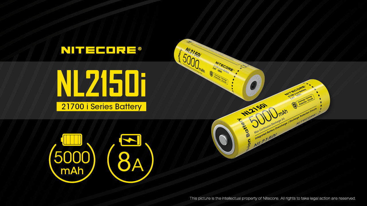 Nitecore 21700 i Series Li-Ion Battery - NL2150i