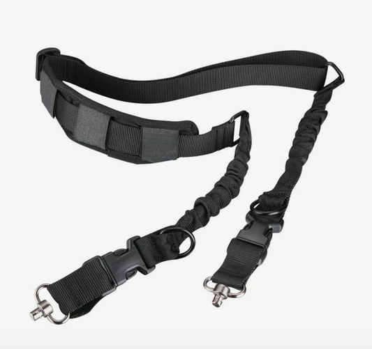 Cytac Quick Adjust Two Point Sling w/QD Sling Swivels - BLK