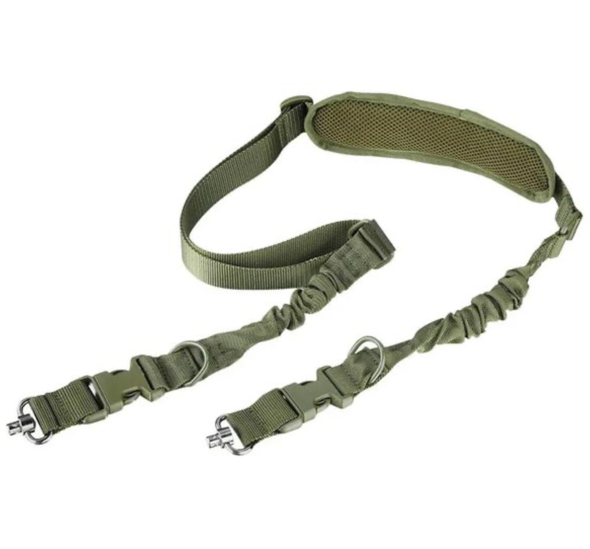 Cytac Quick Adjust Two Point Sling w/QD Sling Swivels - BLK