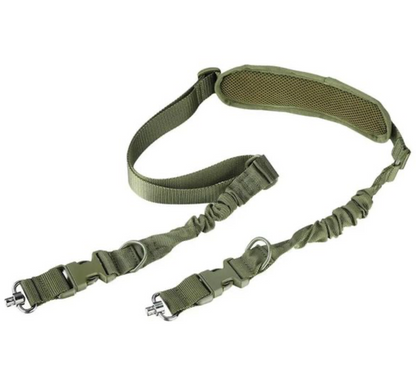 Cytac Quick Adjust Two Point Sling w/QD Sling Swivels - BLK