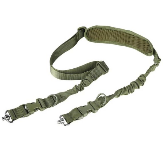 Cytac Quick Adjust Two Point Sling w/QD Sling Swivels - BLK