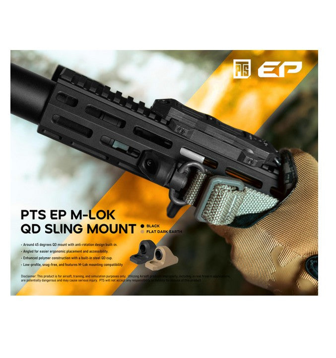 PTS Enhanced Polymer M-LOK QD Sling Mount