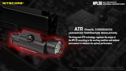 Nitecore NPL30 Weapon Light