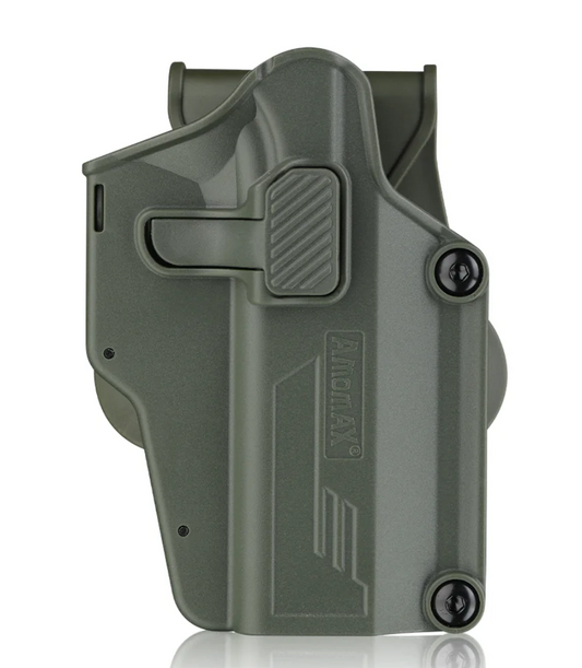 Amomax Multi Fit Holster - RIGHT HAND - OD