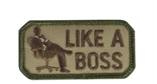Embroidery Patch - "Like a Boss" - Multicam