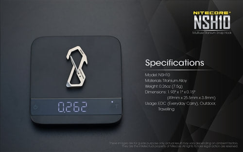 Nitecore Multi-Tool Snap Hook NSH10