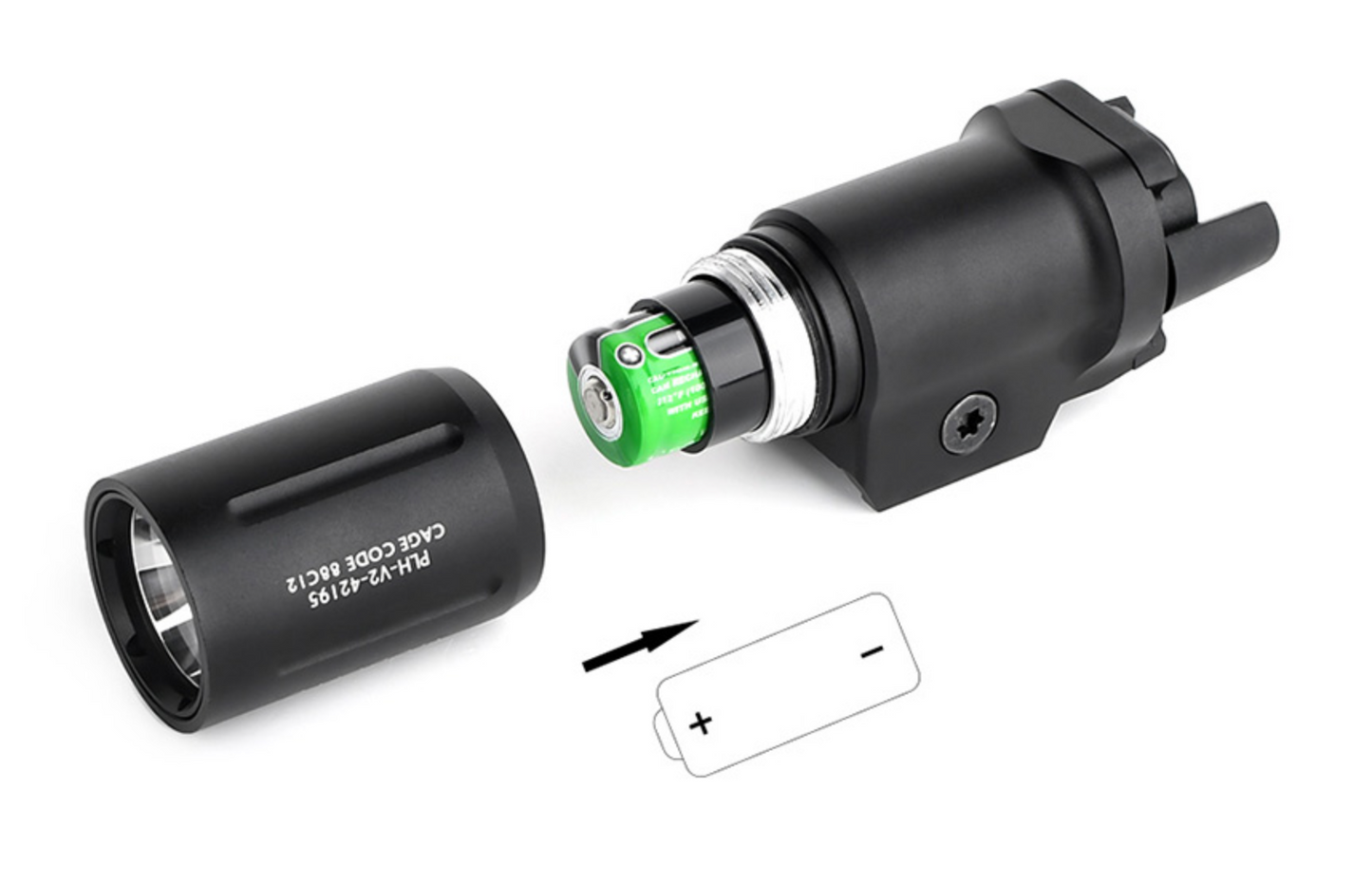 WADSN AL LP350-HLPV2 LIGHT - BLK