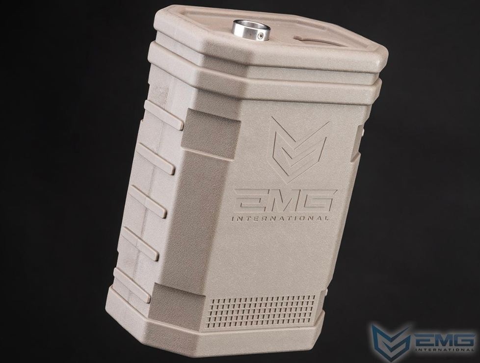 EMG 1400rd LiPo-Powered Automatic Electric BB Loader (Color: Dark Earth)