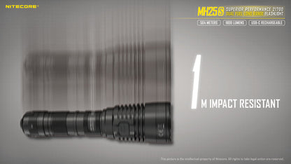 Nitecore Dual Fuel Long Range Flashlight - MH25S
