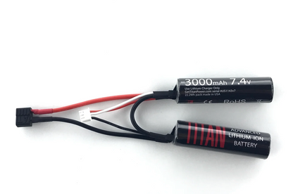 Titan 3000mAh 7.4v Nunchuck T-Plug (Deans)