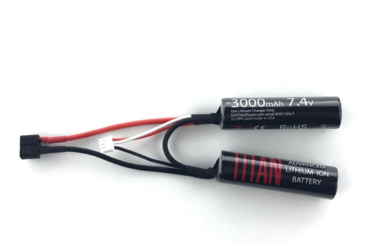Titan 3000mAh 7.4v Nunchuck T-Plug (Deans)