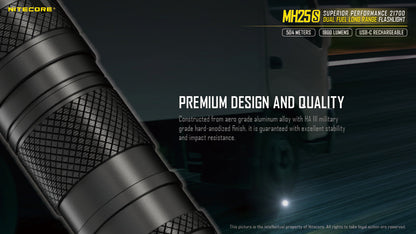 Nitecore Dual Fuel Long Range Flashlight - MH25S