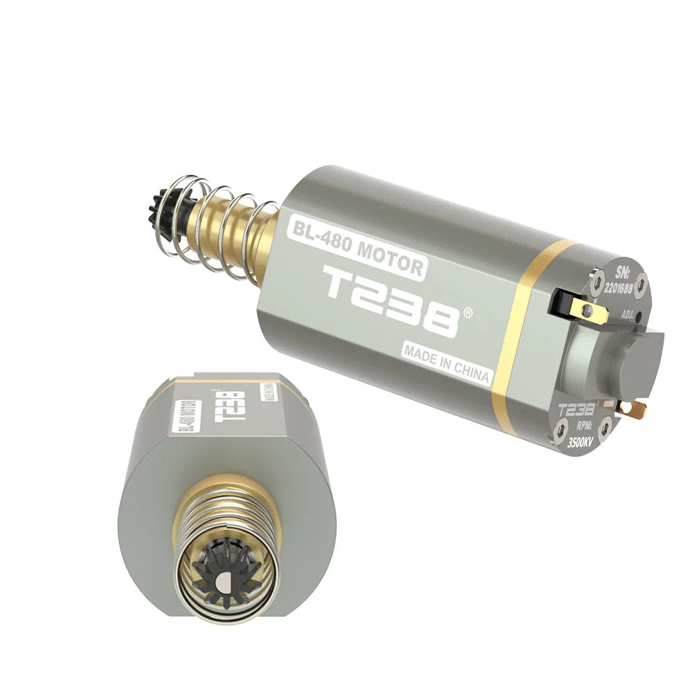 T238 - High Torque & Speed AEG Brushless Motor Long Type
