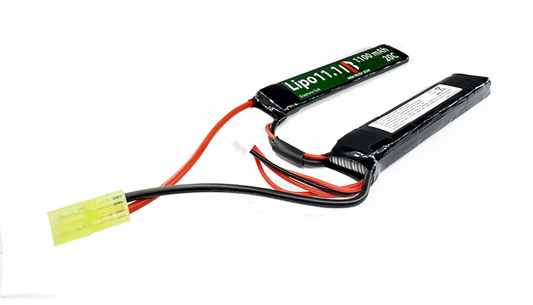 HRG - Crane Type - 11.1V LiPo 20C - 1100 mAh Tamiya Battery