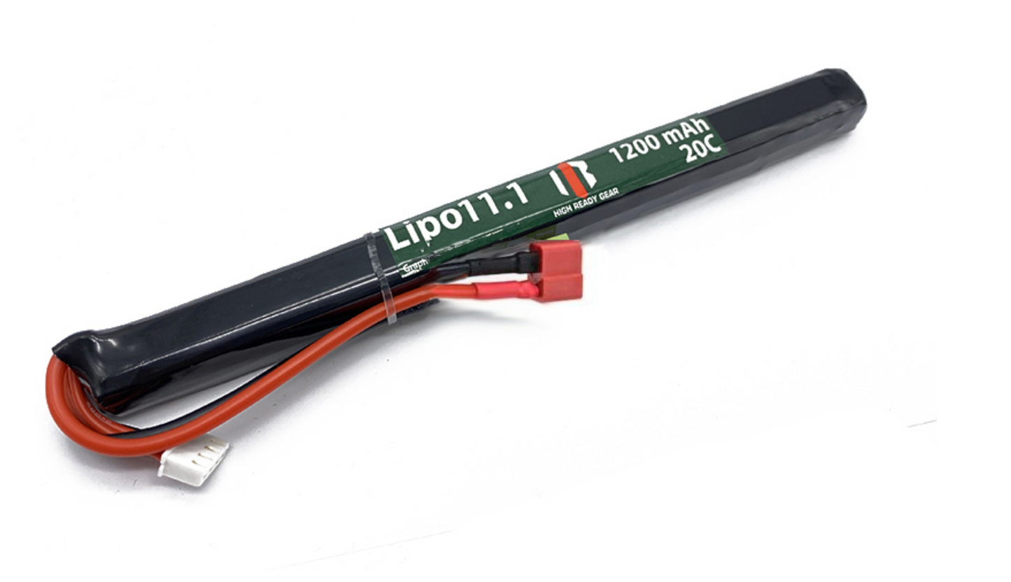 HRG - AK Type - 11.1V LiPo 20C - 1200 mAh Deans Battery