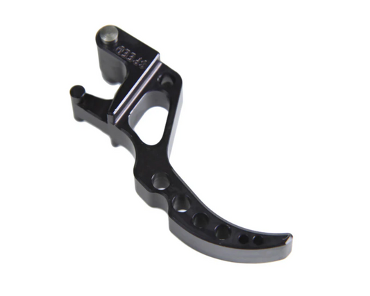 Speed Airsoft V3 Standard (Curved) Trigger in Black
